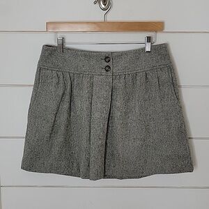 GAP size 2 grey wool mini skirt